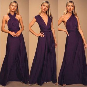 Lulus Always Stunning Convertible Maxi Dress